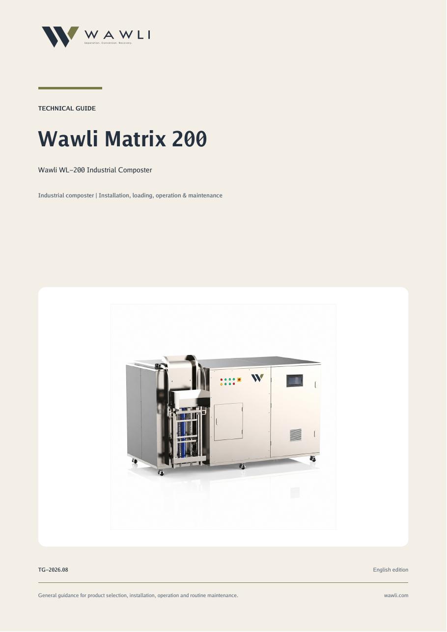 Cover of the Wawli Matrix 200 Technical Guide