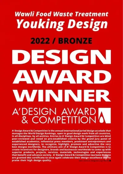 A’ Design Award — Bronze award · 2022